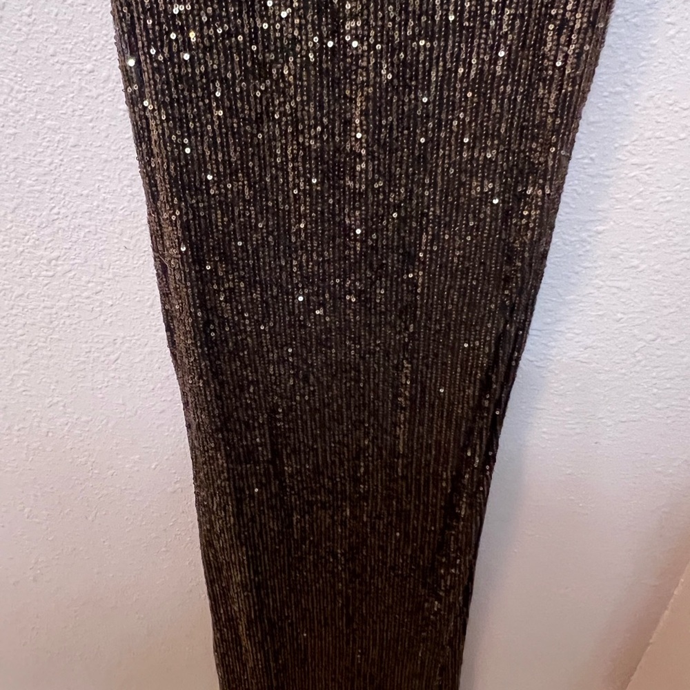 Brown Sequin Maxi Dress - Picture 5 of 5
